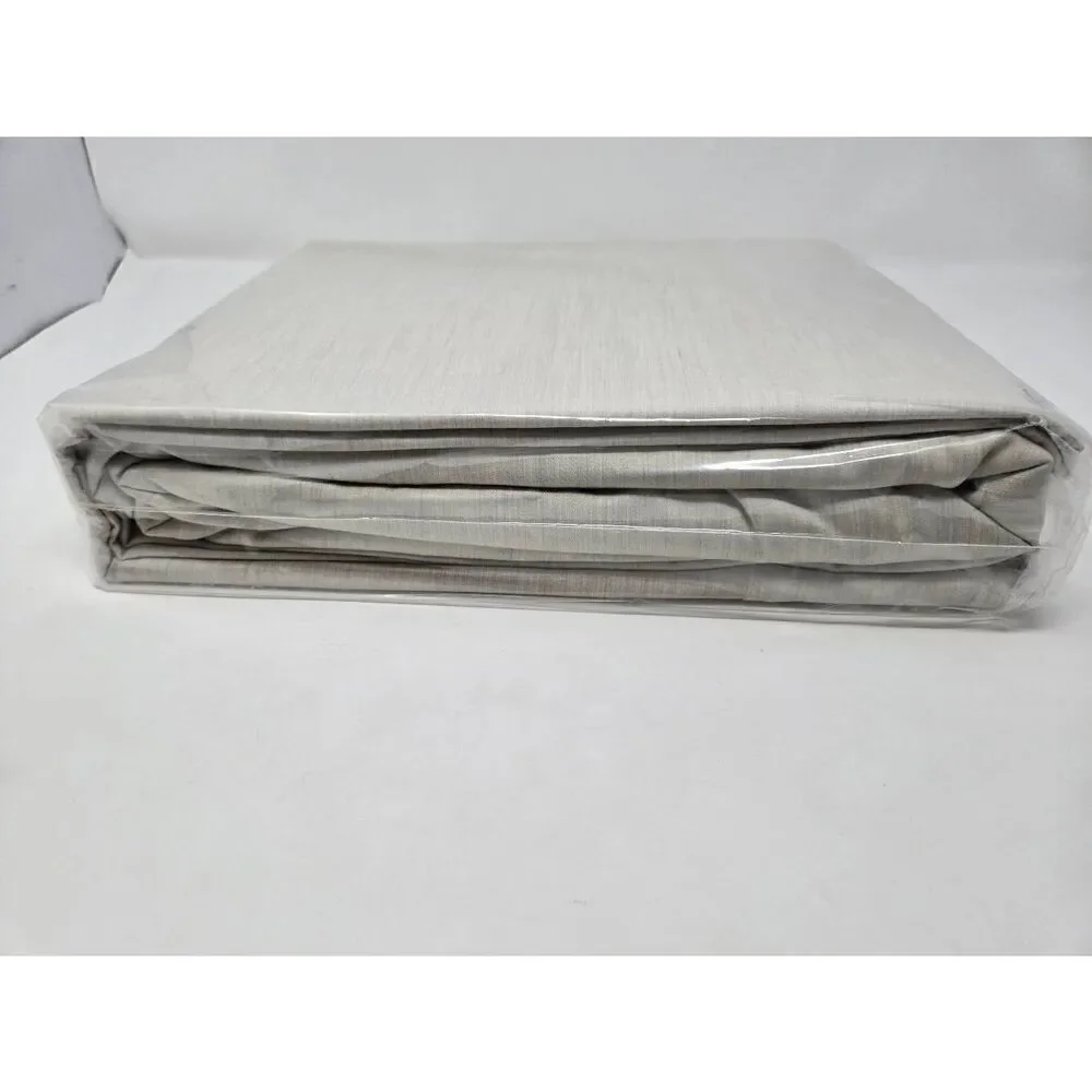 EARTHING GROUNDING BEIGE SHEET SET W/ 2 PILLOWCASES 98% COTTON 2% SILVER QUEEN